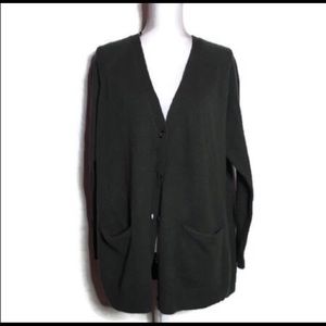 H&M Green Cardigan NWT SZMedium